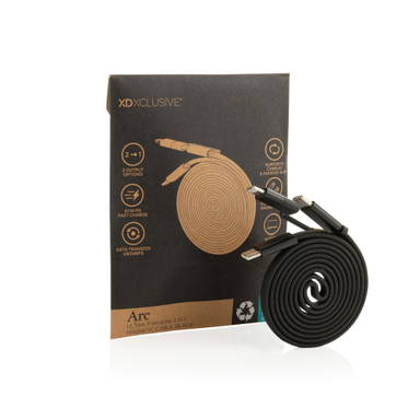 Arc Ultra-thin RCS recycled 60W 2 in 1 magnetische kabel