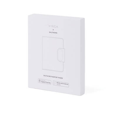 VINGA Baltimore RCS Passport houder met Dual FInder