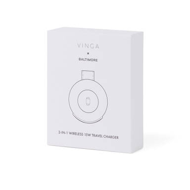 VINGA Baltimore RCS 2-in-1 draadloze 15W lader