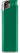 Briquet électronique avec capuchon chromé - Vert