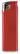 Briquet électronique avec capuchon chromé - Rouge