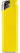 Briquet électronique avec capuchon chromé - Jaune