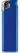 Briquet électronique avec capuchon chromé - Bleu