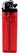 Briquet classique transparent - Rouge