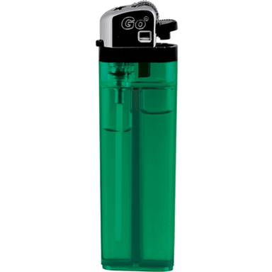 Transparante classic aansteker - Groen
