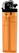 Briquet classique transparent - Orange