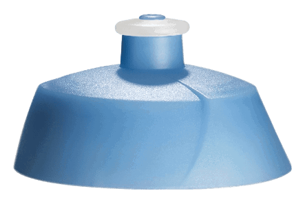 Transparant blauw
