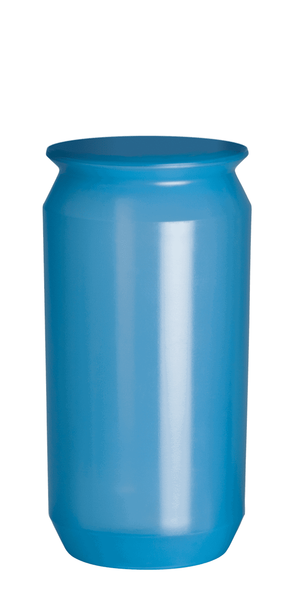 Transparant blauw