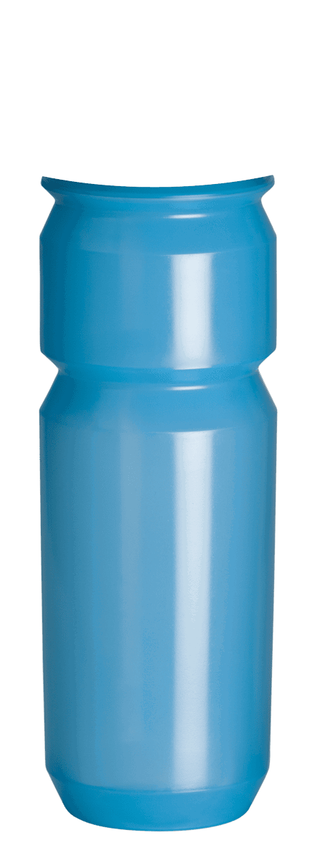Transparant blauw