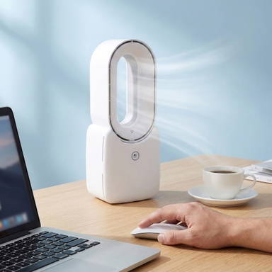 Ventilatore senza pale Brislux con illuminazione LED - Bianco