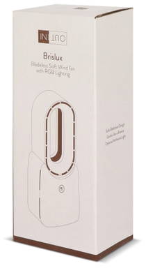 Ventilatore senza pale Brislux con illuminazione LED - Beige