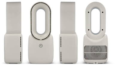 Ventilatore senza pale Brislux con illuminazione LED - Beige