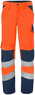 Fluo oranje/donker denim