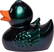 Classic badeend - Metallic/green