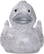 Classic badeend - Glitter/silver