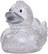 Classic badeend - Glitter/silver