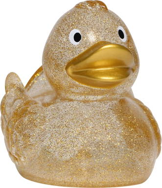 Klassische Badesau - Glitzer/gold