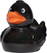 Classic badeend - Black/glitter