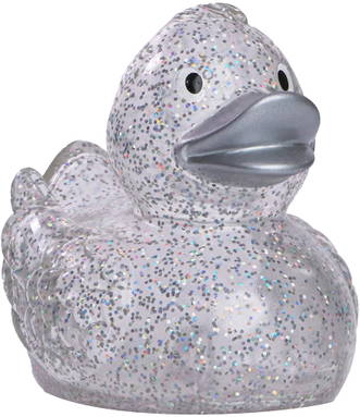 Klassische Badesau - Glitzer/silber