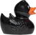 Classic badeend - Black/glitter