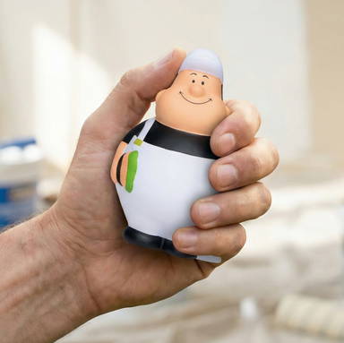 Stress-Bert mit Mütze - Mehrfarbig