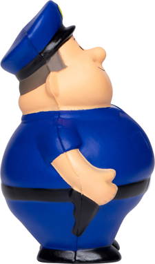 Agent de police anti-stress - Bleu