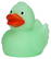 Glow in the dark badeend - Green