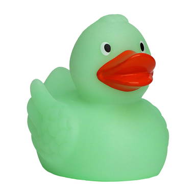Glow in the dark badeend - Green
