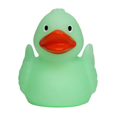 Glow in the dark badeend - Green
