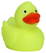 Glow in the dark badeend - Yellow/orange