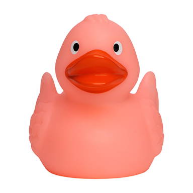 Glow in the dark badeend - Rose