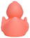 Glow in the dark badeend - Rose