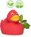 Natuur rubberen badeend - Red