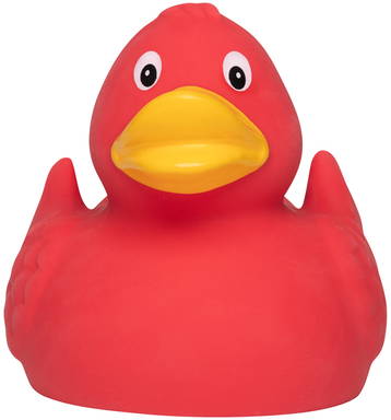 Natuur rubberen badeend - Red