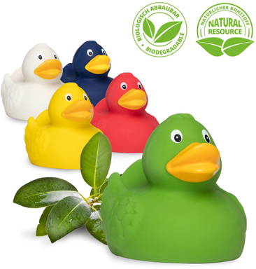 Natuur rubberen badeend - Green