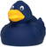 Natuur rubberen badeend - Blue