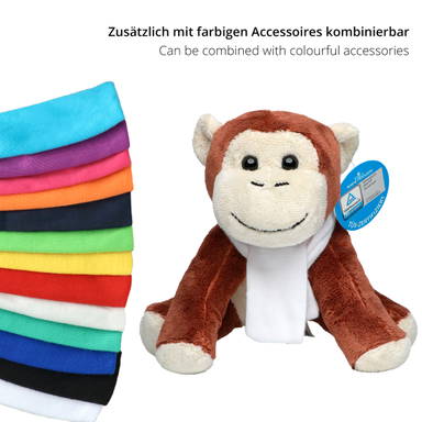 Peluche application Bjarne 20 cm - Brun clair