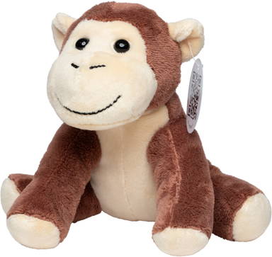 Peluche application Bjarne 20 cm - Brun clair