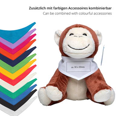 Peluche application Bjarne 20 cm - Brun clair