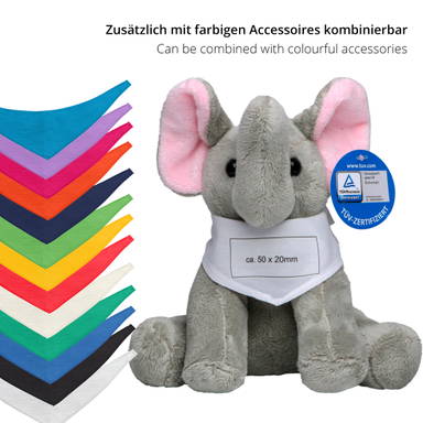 Plüschelefant Linus 18 cm - Grau