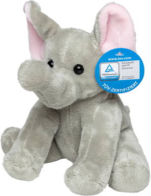 Plüschelefant Linus 18 cm - Grau