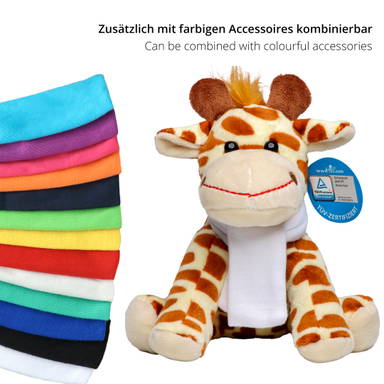 Plush giraffe Gaby 18 cm - Yellow/brown