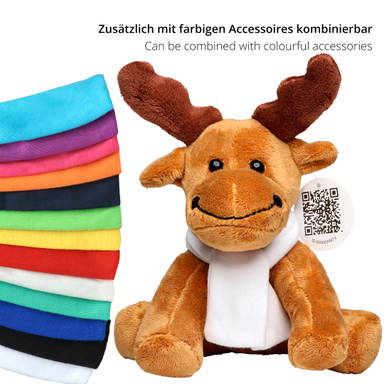 Élan en peluche Emil 18 cm - Brun