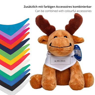 Élan en peluche Emil 18 cm - Brun