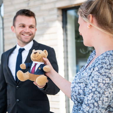 Plush bear Siggi - Brown