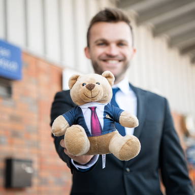 Plush bear Siggi - Brown