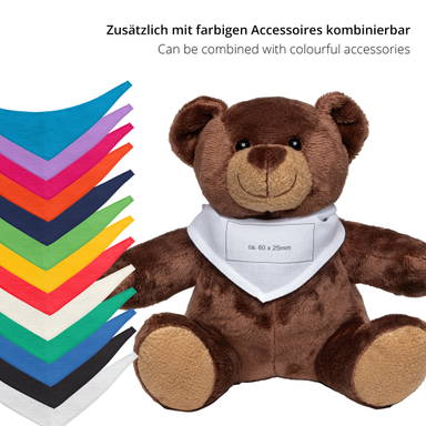 Plush bear Siggi - Dark brown