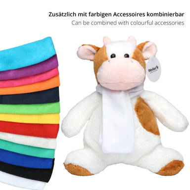 Plüschkuh Bella 20 cm - Braun/weiß