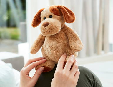 Plüschhund Helge 20 cm - Braun
