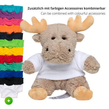 Élan en peluche Caro 15 cm - Beige